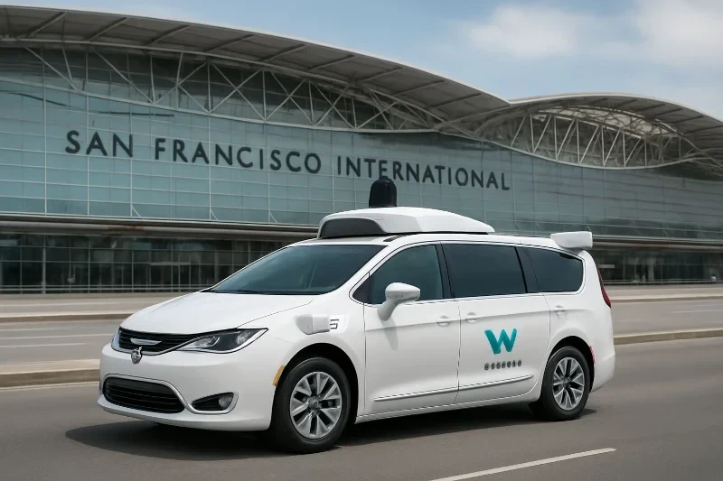 Waymo Robotaxis Serving San Francisco International Airport