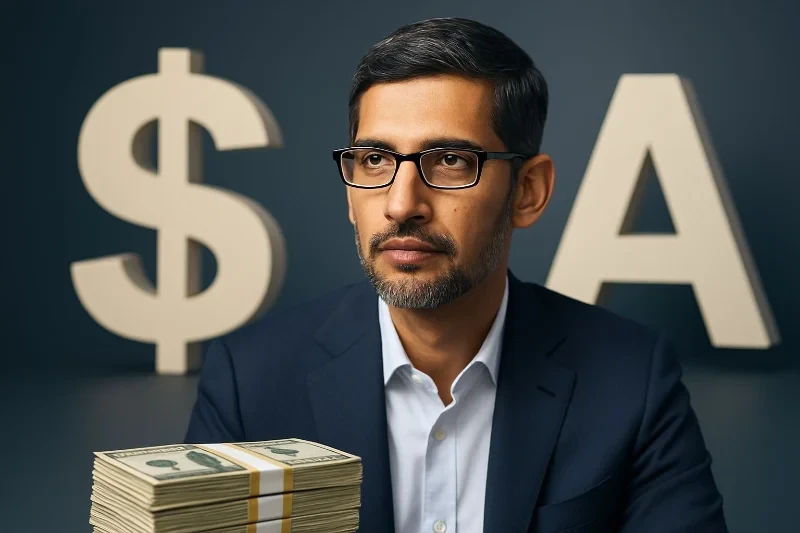 Sundar Pichai $692M Alphabet Pay Package Tied to Performance