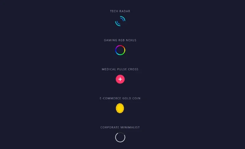 Modern Pure CSS Spinner Loaders for Web Devs
