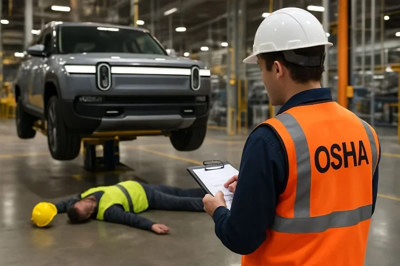 OSHA Investigates Worker Fatality at Rivian Warehouse