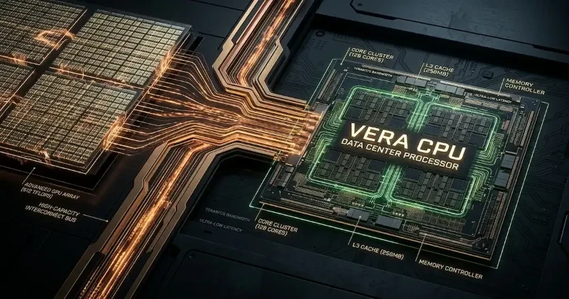 NVIDIA Vera CPU Launched to Solve Agentic AI Bottlenecks