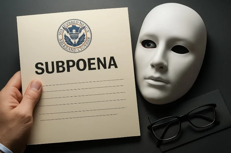 Homeland Security, Subpoenas, and Unmasking Critics